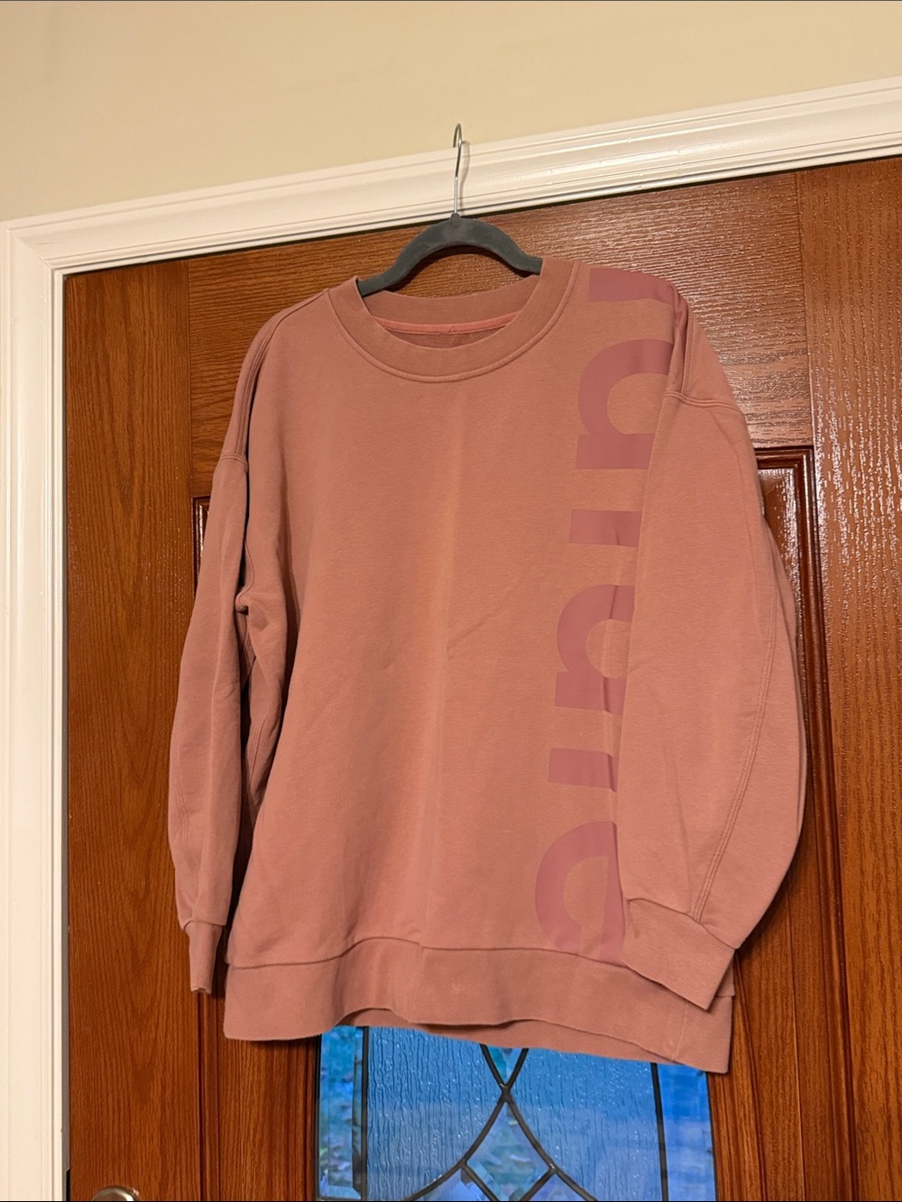 Lululemon Athletica Perfectly Oversized Crew sweatshirt in Spiced Chai size 6